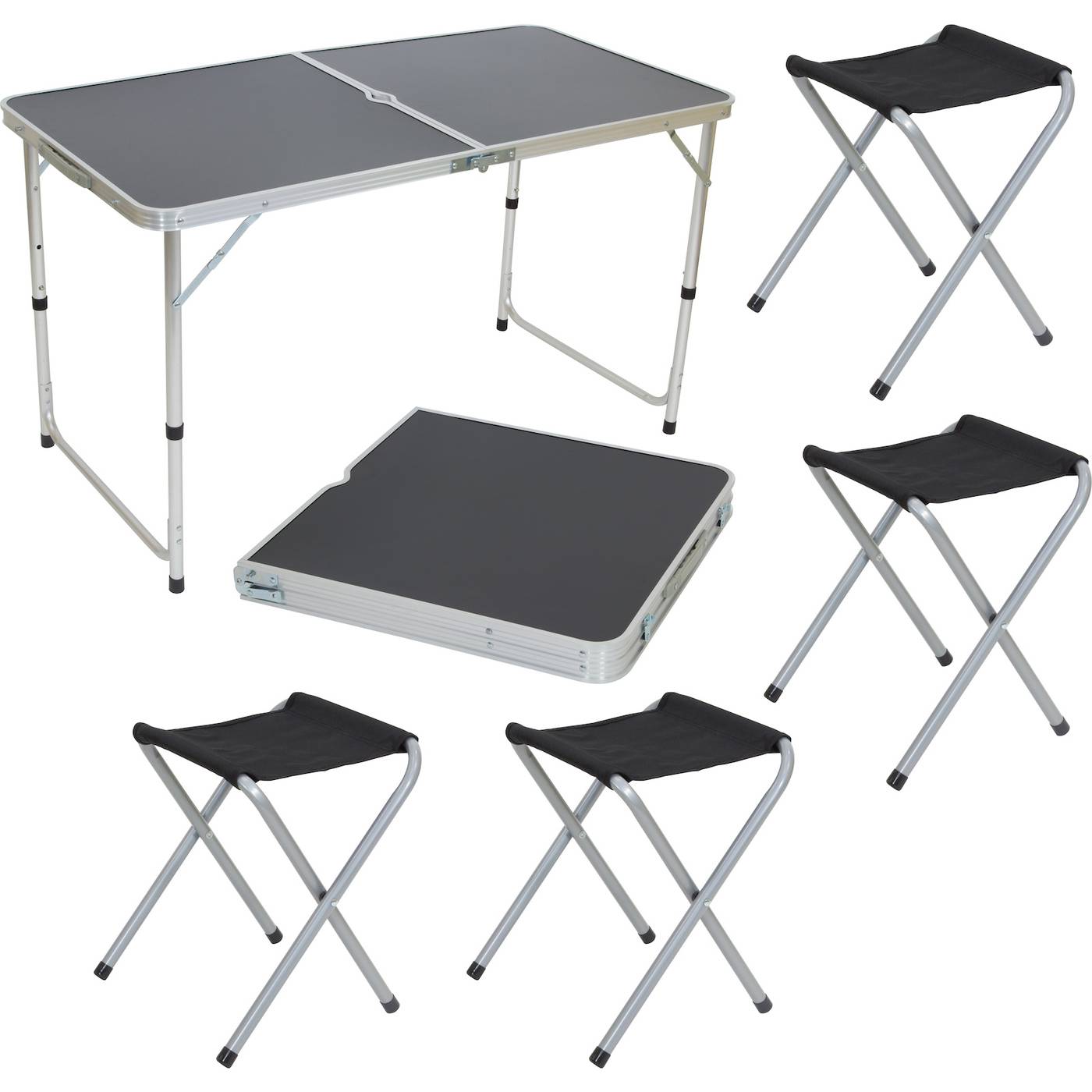 Купить раскладную мебель. Экос cho-150-e комплект "пикник" (стол и 4 стула ) черный (992992). Набор мебели Atemi ATS-400. Стол складной GH 404 Ecos. Комплект Ecos пикник cho-150-e.