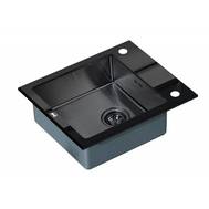 Мойка для кухни ZorG Sanitary ZorG GL-6051-BLACK-GRAFIT