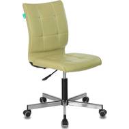 Офисное кресло БЮРОКРАТ CH-330M без подлокотников зеленый Best 79 искусственная кожа крестовина мета