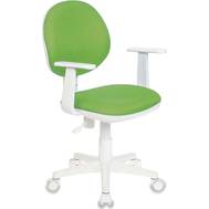 Офисное кресло БЮРОКРАТ Ch-W356AXSN салатовый 15-118 колеса белый (пластик белый)