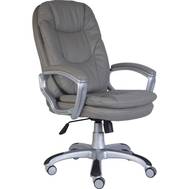 Офисное кресло БЮРОКРАТ Ch-868AXSN серый искусственная кожа (пластик серебро)