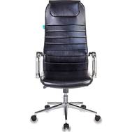 Офисное кресло БЮРОКРАТ KB-9N/ECO/BLACK черный искусственная кожа крестовина хром