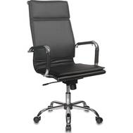 Офисное кресло БЮРОКРАТ Ch-993 черный искусственная кожа крестовина хром