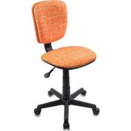 Офисное кресло БЮРОКРАТ CH-204NX оранжевый жираф крестов. пластик