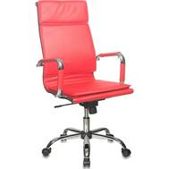 Офисное кресло БЮРОКРАТ CH-993 красный искусственная кожа крестовина хром