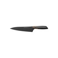 Нож кухонный FISKARS Edge (1003094) стальной разделочный лезв.190мм прямая заточка черный/оранжевый