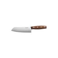 Нож кухонный FISKARS Norr (1016474) стальной сантоку лезв.160мм прямая заточка коричневый