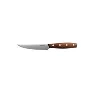 Нож кухонный FISKARS Norr (1016472) стальной для томатов лезв.120мм серрейт. заточка коричневый