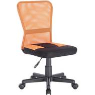 Офисное кресло BRABIX Smart MG-313, без подлокотников, черное/оранжевое
