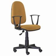Офисное кресло BRABIX Prestige Start MG-312, эргономичная спинка, ткань, оранжевое