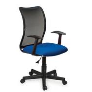 Офисное кресло BRABIX Spring MG-307, с подлокотниками, комбинированное синее/черное