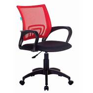 Офисное кресло БЮРОКРАТ CH-695NLT красный TW-35N сиденье черный TW-11 сетка/ткань крестовина пластик