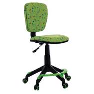 Офисное кресло БЮРОКРАТ CH-204-F зеленый кактусы крестовина пластик подст.для ног