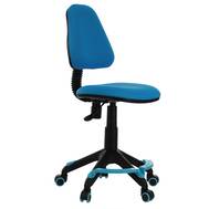 Офисное кресло БЮРОКРАТ KD-4-F голубой TW-55 крестовина пластик подст.для ног