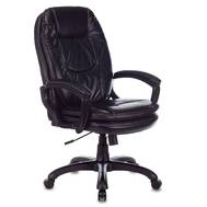 Офисное кресло БЮРОКРАТ CH-868N черный Leather Venge Black искусственная кожа крестовина пластик