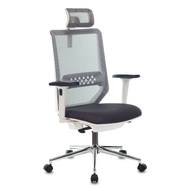 Офисное кресло БЮРОКРАТ MC-W612N-H темно-серый TW-04 38-417 с подголов. крестовина металл хром пласт