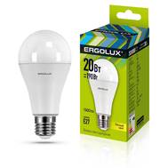 Комплект светодиодных лампочек ERGOLUX LED-A65-20W-E27/-3K 10шт