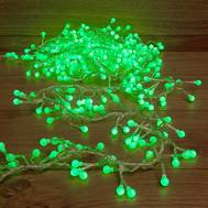 Гирлянда Neon-Night "Мишура LED" 3 м прозрачный ПВХ, 288 диодов, цвет зеленый 303-604