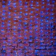 Гирлянда Neon-Night "Сеть" 2х1,5м, свечение с динамикой, прозрачный ПВХ, 288 LED, 230 В, цвет: Синий