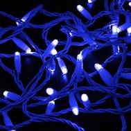 Гирлянда Neon-Night "Нить" 10м, постоянное свечение, белый ПВХ, 230В, цвет Синий 305-163