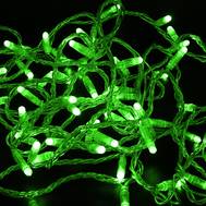 Гирлянда Neon-Night "Нить" 10м, постоянное свечение, прозрачный ПВХ, 230В, цвет Зелёный 305-184