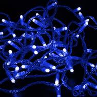 Гирлянда Neon-Night "Нить" 10м, с эффектом мерцания, прозрачный ПВХ, 230В, цвет Синий 305-283