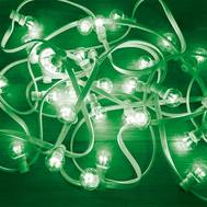 Гирлянда Neon-Night «Белт-Лайт» 10 м, белый каучук, 30 ламп, цвет Зеленый, IP65, соединяется 331-304