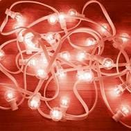 Гирлянда Neon-Night «Белт-Лайт» 10 м, белый каучук, 30 ламп, цвет Красный, IP65, соединяется 331-302