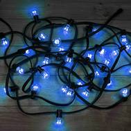 Гирлянда Neon-Night «Белт-Лайт» 10 м, черный каучук, 30 ламп, цвет Синий, IP65, соединяется 331-323