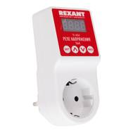 Реле для управления светом/электроприборами REXANT «вилка-розетка» c дисплеем 16А 10-6040