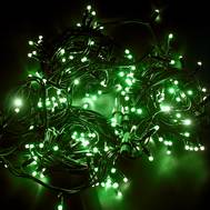 Гирлянда Neon-Night "Нить" (дюраплей) 20м, постоянное свечение, черный каучук, 230В, цвет Зелёный 31