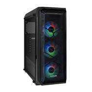 Корпус системного блока EXEGATE i3 NEO (ATX, без БП, 2*USB+1*USB3.0, HD аудио, черный, 3 вент. 12см 