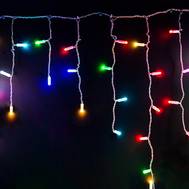 Гирлянда Neon-Night «Айсикл» (бахрома) светодиодный, 4,8 х 0,6 м, прозрачный провод, 230 В, диоды RG