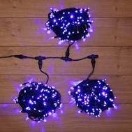 Гирлянда Neon-Night "LED ClipLight" 24V, 3 нити по 20 м, свечение с динамикой, цвет диодов Синий 323