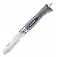 Нож OPINEL №6, нержавеющая сталь, дубовая рукоять
