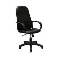 Офисное кресло ЯрКресло Кр33 ТГ ПЛАСТ С11(ткань черная)/ЭКО1(экокожа черная)