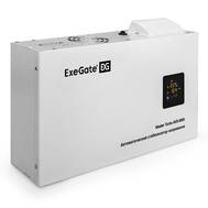 Стабилизатор напряжения EXEGATE Master Turbo AVS-8000 (8000ВА, 100-265В, цветной дисплей, 220В±8%, К