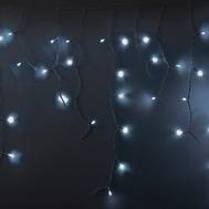 Гирлянда светодиодная Neon-Night Айсикл (бахрома) 5,6 х 0,9 м, с эффектом мерцания, БЕЛЫЙ провод КАУ