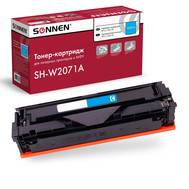 Картридж лазерный SONNEN (SH-W2071A) для HP CLJ 150/178 ВЫСШЕЕ КАЧЕСТВО, голубой, 700 страниц, 36396