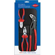 Набор губцевого инструмента KNIPEX Bestseller в ложементе, 3 пр., KN-0302180/7002160/8701250