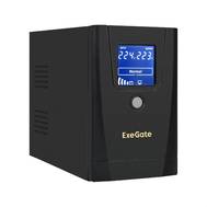 Источник бесперебойного питания EXEGATE SpecialPro Smart LLB-1000.LCD.AVR.1SH.2C13 <1000VA/550W, LCD