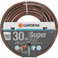 Шланг поливочный GARDENA SuperFlex 1/2" 30м поливочный армированный черный/оранжевый (18096-20.000.0