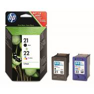 Картридж HP 21+22 SD367AE многоцветный/черный x2упак. для DJ 3900/D1400/D1500