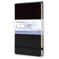 Блокнот карманный MOLESKINE ARTMM804 Watercolour Large, 72 стр., черный