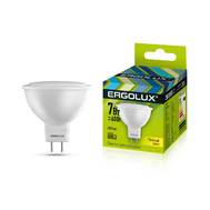 Лампа светодиодная ERGOLUX LED-JCDR-7W-GU5.3-3K