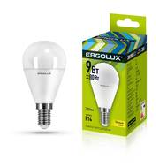 Лампа светодиодная ERGOLUX LED-G45-9W-E14-3K
