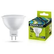 Лампа светодиодная ERGOLUX LED-JCDR-9W-GU5.3-6K