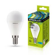 Лампа светодиодная ERGOLUX LED-G45-11W-E14-4K