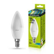 Лампа светодиодная ERGOLUX LED-C35-11W-E14-4K