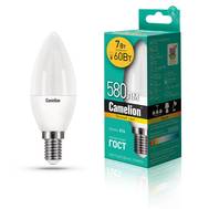 Лампа светодиодная CAMELION LED7-C35/830/E14